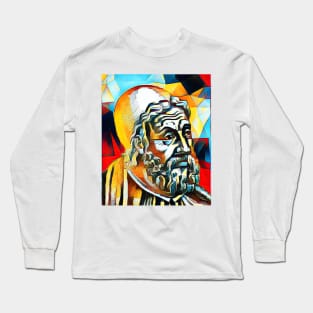 Ptolemy Abstract Portrait | Ptolemy Artwork 2 Long Sleeve T-Shirt